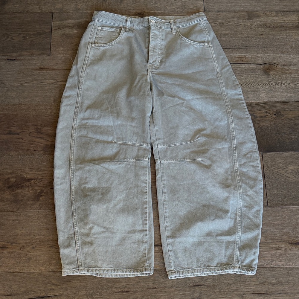 We The Free Barrel Jeans in Tan